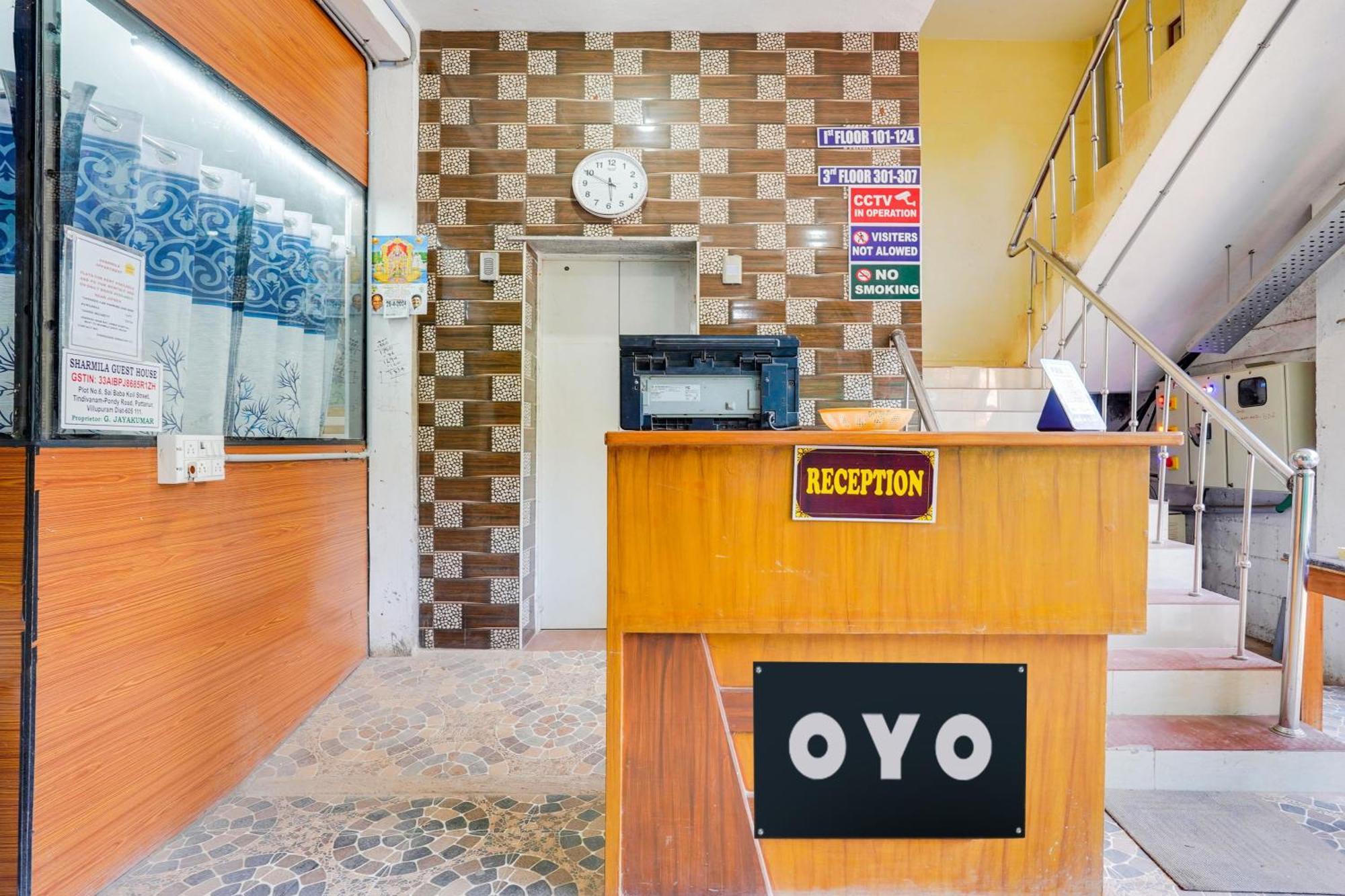 Super Hotel O Sharmila Guest House Pondicherry Esterno foto